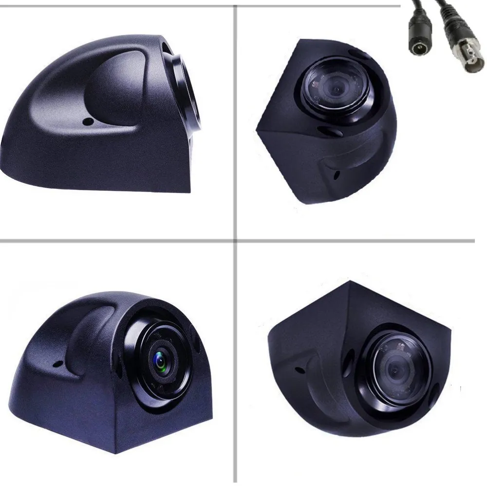 2MP 1080P Balıkgözü 140° Geniş Açı Gece Görüşlü AHD Yan Araç  Kamerası