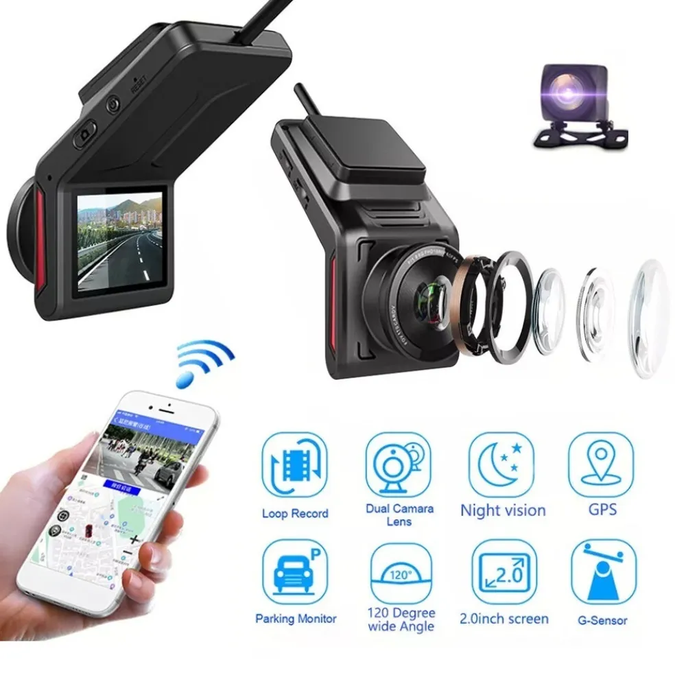 4G SIM Kartlı 1080P Araç Kamerası | GPS Takip, Uzaktan Canlı İzleme ve Kayıt