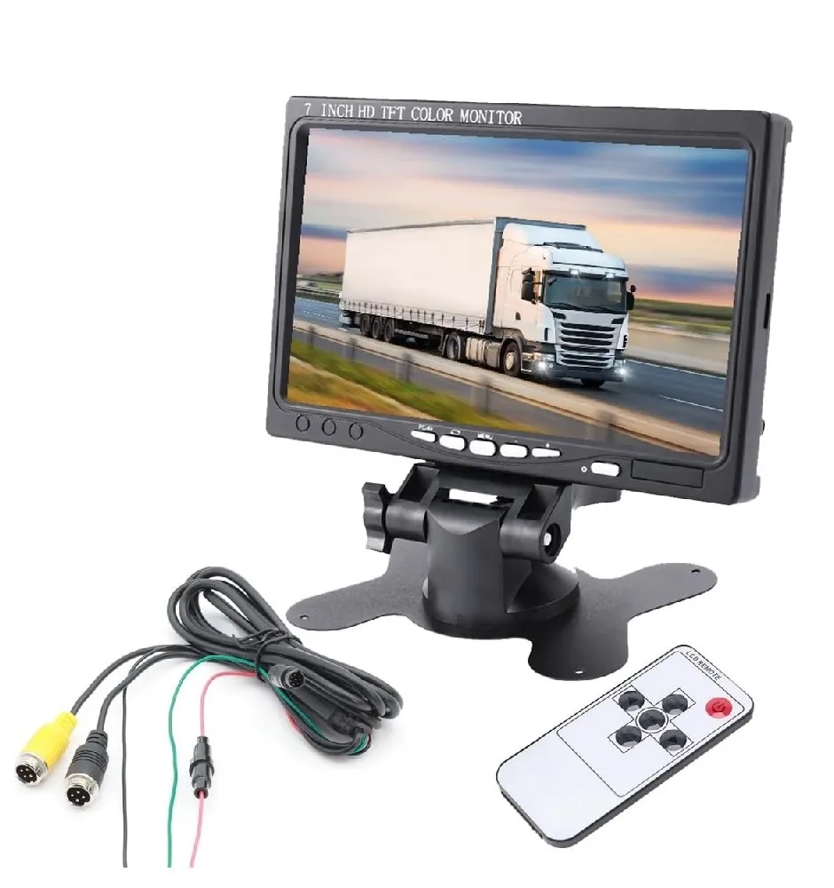 7 İnç 4 Pin Bağlantılı AHD/Analog Destekli Araç Monitörü