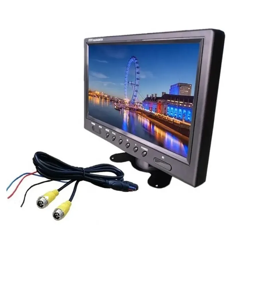 9 İnç 4 Pin Bağlantılı AHD/Analog Destekli Araç Monitörü