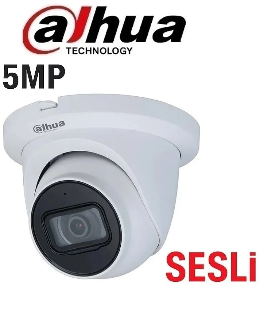 Dahua HAC-HDW1500TLMQ-A-0280B-S2 5MP Starlight Sesli  Dome Kamera