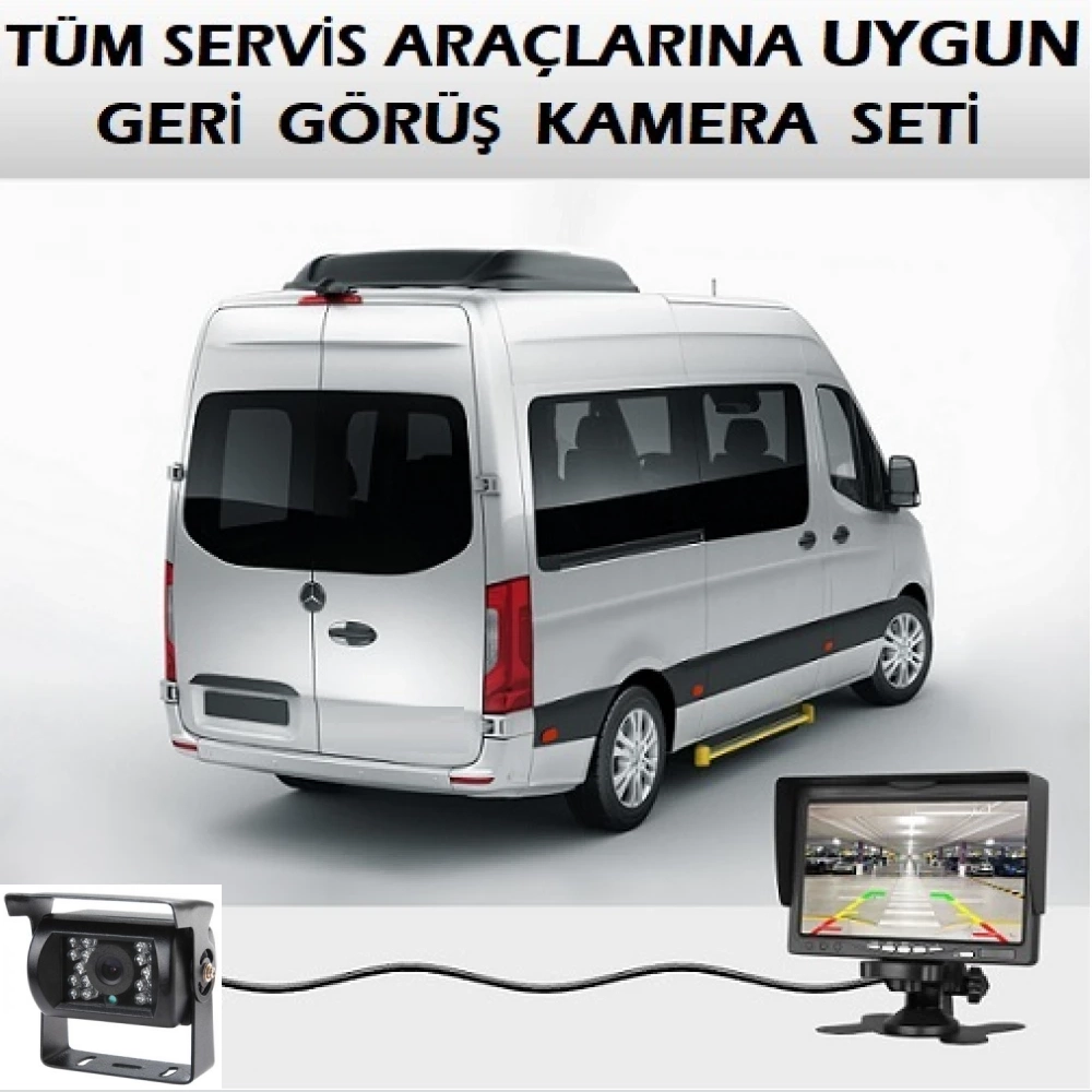Okul Servis  Geri Görüş Kamerası Seti