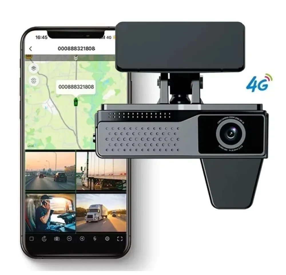 Tır ve Kamyonlar İçin 4G GPS WiFi Destekli Yüz Tanıma Özellikli 4 Kameralı Dashcam
