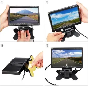 7 İnç LCD Ekranlı Renkli Araç Monitörü