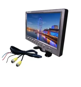 9 İnç 4 Pin Bağlantılı AHD/Analog Destekli Araç Monitörü