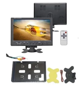 9 İnç TFT LCD  Ekran Araç Monitörü 2 Kamera Girişli  RCA