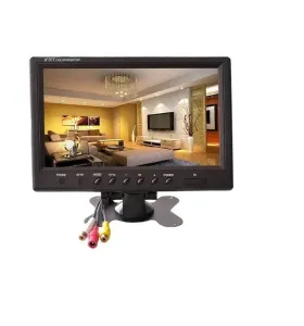 9 İnç TFT LCD Ekranlı AHD Araç Monitörü, 2 Kamera Girişli, RCA Bağlantılı