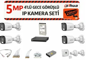 Çöp Kamyonlarına Uygun 4 Kameralı Kayıtlı Araç Güvenlik Kamera Seti