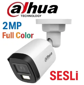 Dahua HAC-B1A21-U-IL-A 2MP Full Color Sesli AHD Bullet Kamera