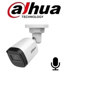 Dahua HAC-B1A21P-A 2MP Sesli HDCVI Bullet Kamera, 3.6mm Lensli