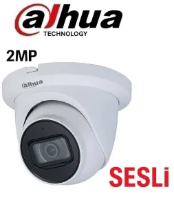 Dahua HAC-HDW1200TMQ-A-0280B 2MP Sesli Metal Dome Kamera