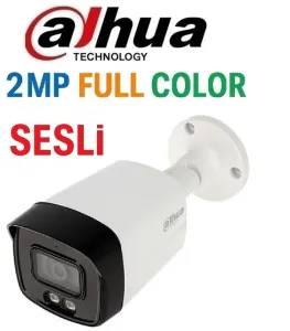 Dahua HAC-HFW1209TLM-A-LED-0360B 2MP Full Color Sesli AHD Kamera