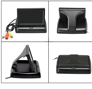 5 İnç Analog Girişli Katlanabilir Araç Monitörü