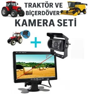 Traktör, Biçerdöver, Balya ve Silaj Makinası İçin Hazır ve Pratik Kamera Sistemi